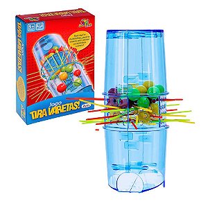 Jogo de Peteca Badminton Kit com 2 Raquetes 2 Bola infantil - DaiCommerce