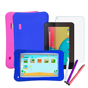 Capa  infantil + Película + Caneta p/ Tablet M7 WIFI