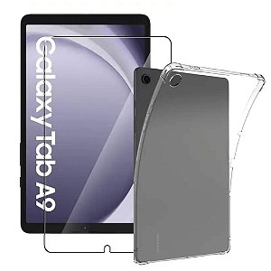 Case Transparente + Película P/ Samsung Galaxy Tab A9 Plus