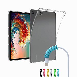 Capa P/ Tablet Samsung Galaxy Tab A9 Plus + Protetor de Cabo