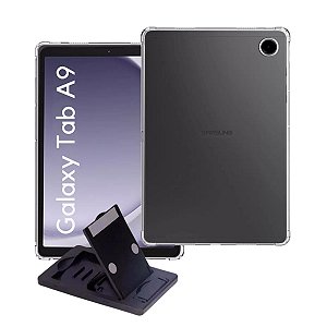 Capa Transparente P/ Samsung Galaxy Tab A9 8.7" + Suporte