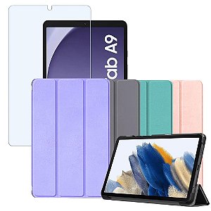 Capa Smart Case Para Tablet Galaxy Tab A9 tela 8.7 +Película