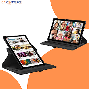 kit completo Capas c/Teclado + Mouse Bluetooth p/Tablet Galaxy Tab S6 Lite P610 P615 P613