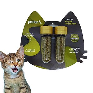 Erva Do Gato Catnip Super Premium 10g Menos Estresse Petlon