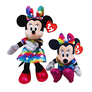 Pelúcia Minnie Mouse Disney Tamanho P Coleção Beanie Babie