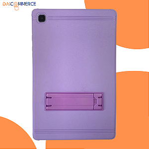 Capa c/ Suporte p/Tablet Samsung A9 + Teclado Bluetooth c/Mouse Roxo