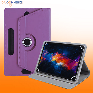 Capa Case Giratória Com Suporte Para Tablet Positivo 10.1 T2080 + Caneta Touch + Fone
