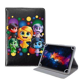 Capa Giratória Estampada Divertida Para Tablet de 10 Polegadas