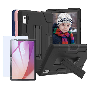 Capa Suporte Para Tablet Lenovo Tab M9 Super Resistente + Película Survivor