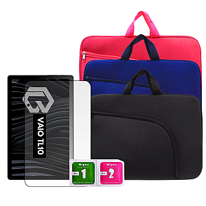Kit Luva 13,3 Polegadas Maleta para Transporte para tablet Tablet Vaio TL10 + Película de Hidrogel