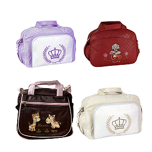 Bolsa Frasqueira Pequena Mave Baby de Maternidade para Menina Com Alça Dupla Impermeável Bebê