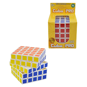Cubo Mágico Profissional 5x5 PRO Não Trava Quebra Cabeça