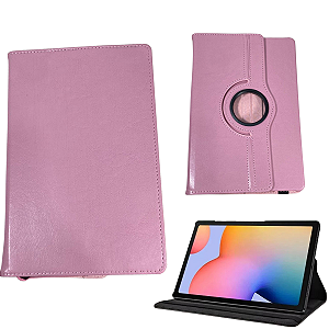 Capa Suporte Inclinável Samsung Galaxy Tab S6 Lite 10.4 Rosa Claro