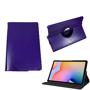 Capa Suporte Inclinável Samsung Galaxy Tab S6 Lite 10.4 Roxa P610/P615