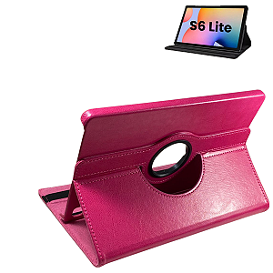 Capa Suporte Inclinável Samsung Galaxy Tab S6 Lite 10.4 Rosa Pink P610
