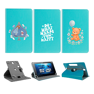 Capa Personalizada Tablet Universal Suporte 360° 10 Polegadas