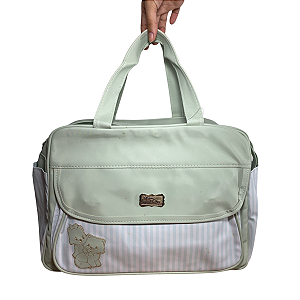 Bolsa Maternidade Verde Prática, Espaçosa e Cheia de Charme!