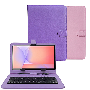 Kit Para Tab S10 Lite Capa Teclado Tipo C + Película Hidrogel