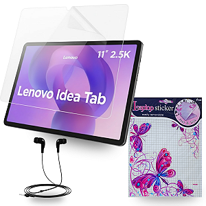Kit P/tablet Lenovo Idea Tab 11– Película, Fone e Adesivo