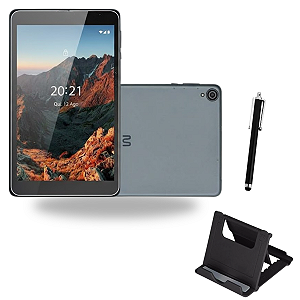 Kit P/Tablet M8 Mult:Película Cristalina,Suporte Mesa,Caneta
