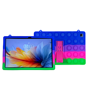 Capa Protetiva Infantil Pop It Para Tablet Lenovo idea 10.1