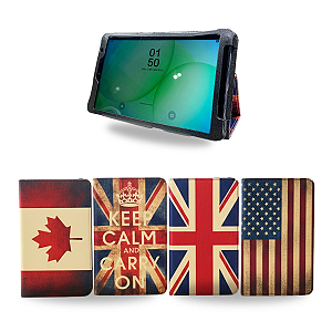 Capa Estampada com Suporte para Tablet Galaxy Tab A11 8.7