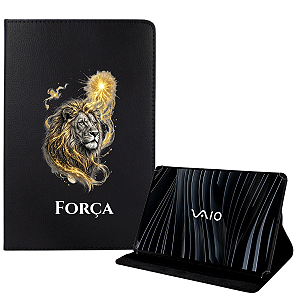 Capa preta rotativa Giratória do leão para Tablet Vaio Tl10 10.4 pole