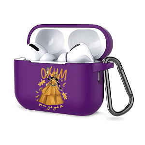 Capa Case Para AirPods Pro 3 Roxo, Silicone Reforçado - Oxum