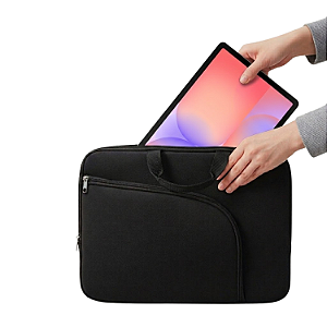 Bolsa Capa Luva com Bolso p/ Tablet Samsung Galaxy Tab S10 Lite- Preto