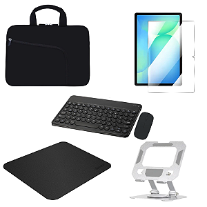 Kit completo p/ Tablet Samsung Galaxy tab S10 fe 10.9 Pelicula Bolsa