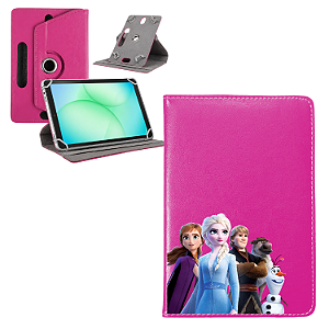 Capa Personalizada Personagem p/ Tablet Samsung Galaxy  a11 8.7 Rosa Anti queda