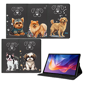 Capa Giratória Personalizado p/ Tablet Xiaomi Redmi Pad 2 Tela 11 Anti Queda