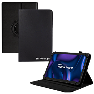 Capa Giratória Personalizada p/ Tablet Positivo Vision TAB11 Tela 11