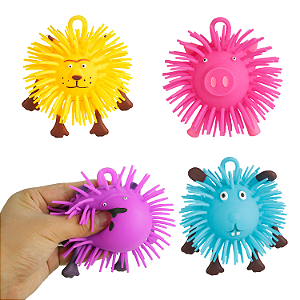 Kit 4 Brinquedos Sensorial com Luz Infantil Alívio de Estresse e Ansiedade P/ Autistas
