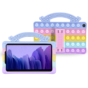 Capa Pop It p/ Tablet Samsung T500/T505 10.4 Silicone Alça
