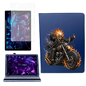 Kit Capa Giratória Motoqueiro  p/ Positivo Vision Tab 10 T3010