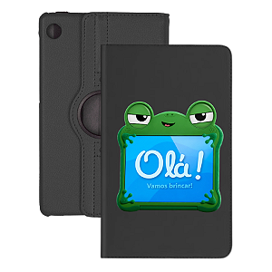 Capa Giratória Infantil Criança Personalizado Sapo p/ Samsung Galaxy A11 Tela 8.7