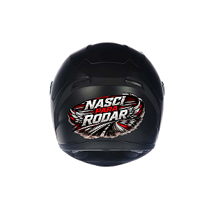 Adesivo de Cacete Moto Resistente Premium Verniz 14cm x 14cm Não Desgruda
