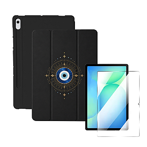 Capa Smart Personalizada Símbolo Proteção p/ Samsung Galaxy Tab S10 Fe 10.9 Película
