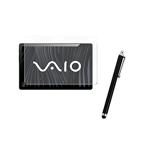 Kit Película De Vidro Anti Queda + Caneta Touch P/ Tablet Vaio Tl10 10.4 Pol