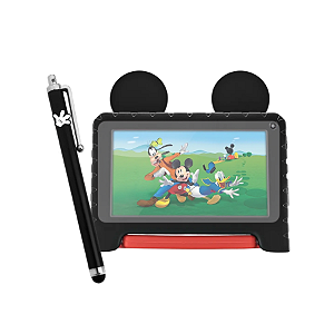 Película Vidro + Caneta p/ Tablet Nb413 Mickey 7 pol Multi