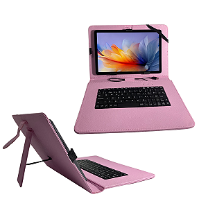 Capa com Teclado Proteção Premium p/ Tablet Lenovo 10.1 TB311FU