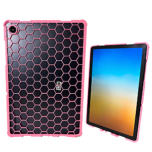 Capa Respirável Colmeia Rosa p/ Tablet Samsung Tab A11+ Plus