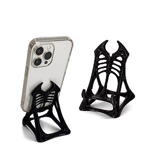 Suporte de Celular de Mesa Base Apoio Resistente Trono Caveira