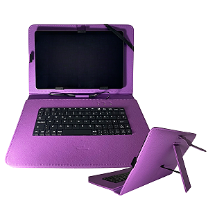 Capa Capinha com Teclado Universal p/ Tablet de 10 a 11 Pol