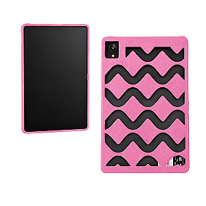 Capinha Capa  rosa para tablet vaio tl10 10.4 Respirável Durável Ondas
