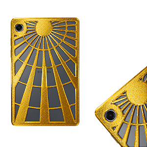 Capa Case Slim Dourada Sol p/ Tablet Samsung Galaxy A11 8.7