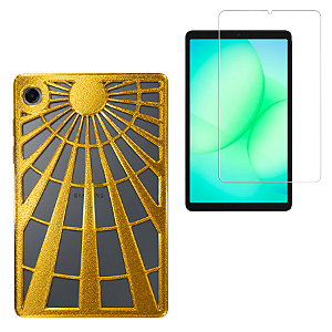 Kit Capa Case Capinha Raio de Sol + Película p/ Tablet Samsung A11 8.7