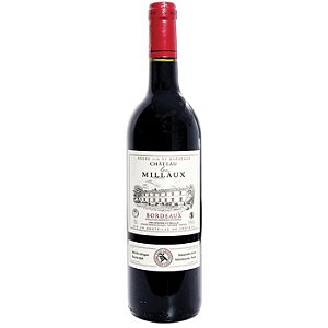 VINHO TINTO CHATEAU LES MILLAUX BORDEAUX 750ML