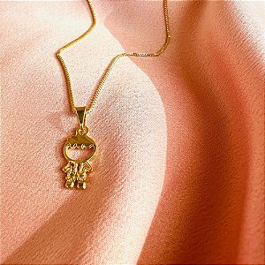 Colar Menino - Dourado - Antialérgico